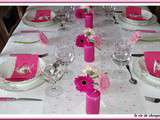 Decoration de table fete des meres 2015