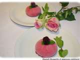 Dessert glace aux fruits rouges