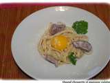 Filet de canard en carbonara