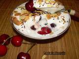 Gelee de lait d'amandes facon panna cotta