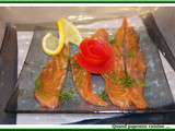 Gravlax de saumon