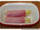 Jambon roule aux asperges et bechamel