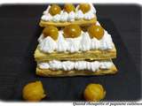 Mille-feuille aux mirabelles de lorraine