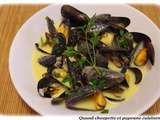 Moules a la creme de safran