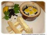 Oeufs de caille en cassolette