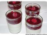 Panna cotta au lait de coco et fruits rouges