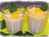 Panna cotta lemon curd/vanille