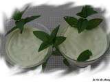 Panna cotta menthe-chocolat