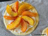 Pizzas aux peches et abricots