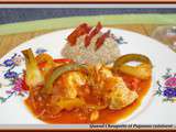 Poulet facon basquaise