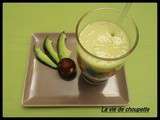 Smoothie mangue-avocat et lait d'amandes