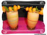 Smoothie melon-melonade-sirop de basilic