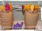 Smoothie peches jaunes-abricots et lait de coco