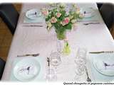 Table roses speciale fete des meres