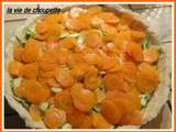 Tarte aux courgettes et carottes