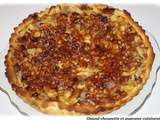 Tarte aux pommes caramelisees et noix