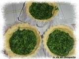 Tartelettes salees epinards-thon