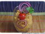 Verrine cereales et saveurs  americaine 