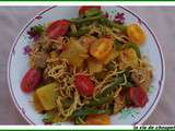 Wok aigre-douce, piment doux