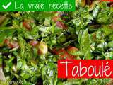 Vraie recette du taboulé libanais, ça va tabouler ! (faire du bruit / buzzer)