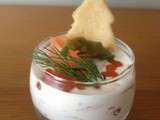 Verrine tout saumon