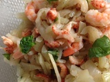 Salade de fenouil et crevettes / Salad with prawns and fennel