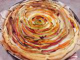 Tarte spirale aux légumes