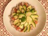 Chirashi saumon / avocat