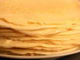 Crêpes sans lactose au lait de soja :