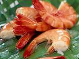 Duo de crabe ,gambas marinées et son taboulé à la mangue