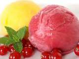 Sorbets aux fruits