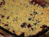 Crumble aux cerises