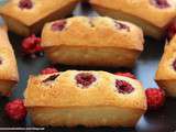 Financiers aux framboises