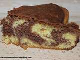 Gateau marbre chocolat/orange