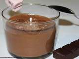 Mousse au chocolat et au cafe