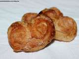 Palmiers au sucre a la fraise tagada