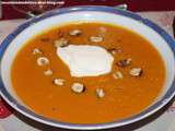 Veloute de butternut aux noisettes