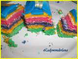 Gateau arc en ciel