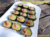 Makis au Curcuma, Cabillaud et Tomate