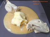 Meringues sauce Banane-Caramel