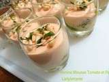 Verrine Mousse de Tomate et Pesto