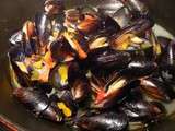 Moules provençales et sa sauce