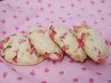 Cookies aux pralines roses