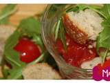 Bruschetta en verrine