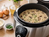 Risotto champignon savoureux au cookeo facilement