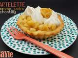 Tartelettes Pomme Poire et Chantilly