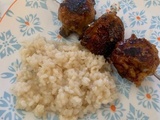 Boulettes de poulet a la japonaise