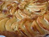 Tarte aux pommes a la creme d’amande facon boulangere