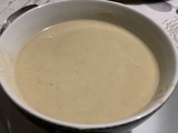 Velouté d'oignons au bleu