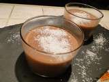 Crème au chocolat au lait et noix de coco - Les recettes de mimi